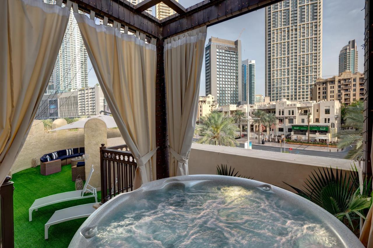 Durrani Homes: Garden Oasis at Souk Al Bahar with Jacuzzi Dubai Exterior photo